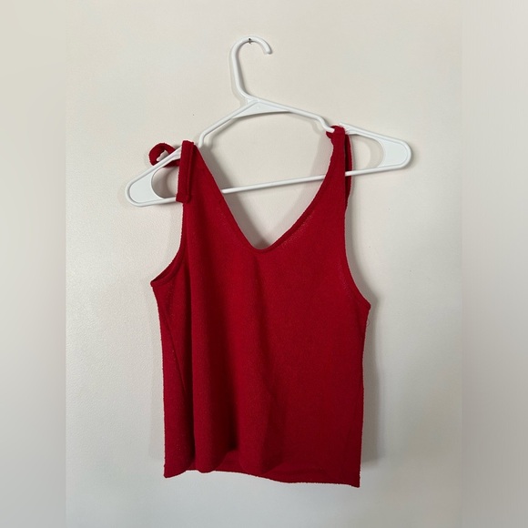 Red Mango Tie Tank Top - Picture 2 of 5